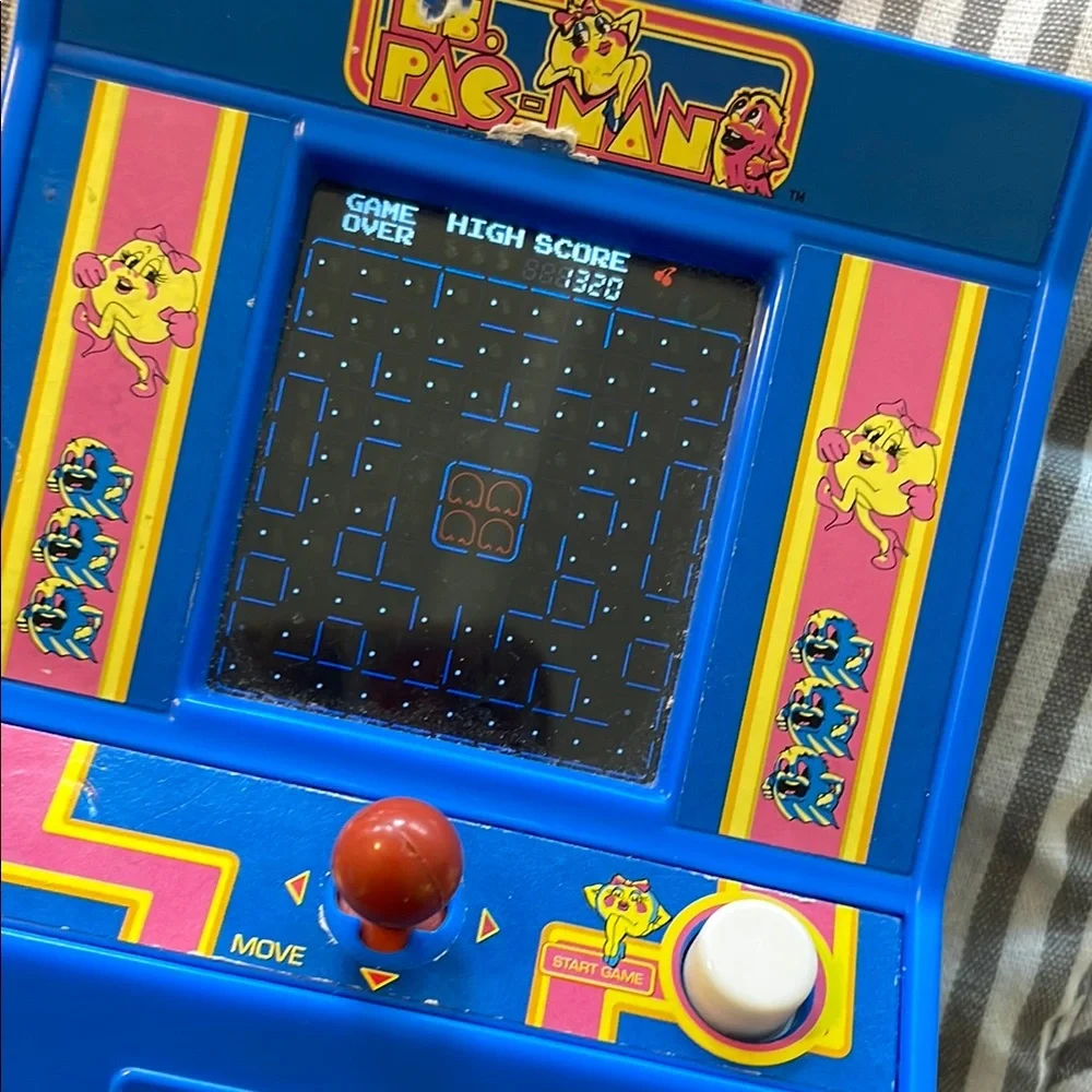 Blue Handheld Arcade Game
